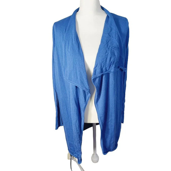Elie Tahari Merino Wool Blue Cardigan Women's Size S - Picture 1 of 6
